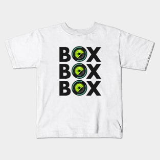 Box Box Box Brawn Edition F1 Tyre Compound Design Kids T-Shirt